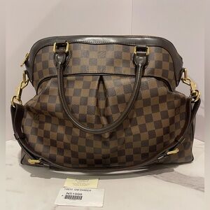 Authentic Louis Vuitton Trevi GM Damier Ebene